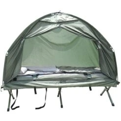 Bc-elec - 578-008 Letto Da Campo Con Tenda, Sacco A Pelo E Materasso Ad Aria -Giardino di Lusso 10006956 4