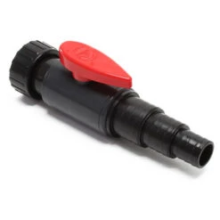 Rubinetto A Sfera Con Anello A Vite Ø47mm E Raccordi A Scalare Per Tubo 25mm/31mm/38mm