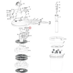 Pezzo Di Ricambio Per SunSun CPF-180/250 Piastra Del Regolatore Del Filtro A Pressione -Giardino di Lusso 10670165 2