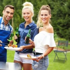 Relaxdays Sedia Pieghevole Da Balcone Metallo Plastica Seduta Da Giardino HxLxP: 87 X 55 X 48,5 Cm, Grigio Antracite -Giardino di Lusso 10720494 5