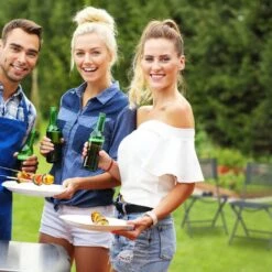 Relaxdays Set 2 Sedie Pieghevoli Da Balcone Metallo Plastica Seduta Da Giardino HxLxP: 87 X 55 X 48 Cm, Antracite -Giardino di Lusso 10720507 5