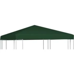 Copertura Superiore Per Gazebo 310 G/m² 3x3 M Verde VidaXL