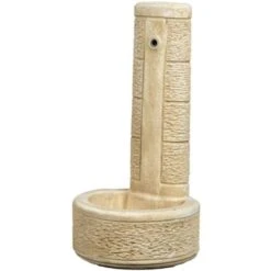 Fontana Da Giardino Vedovella La Spezia Anticato Nocciola, 40x40x77 Cm - Kam