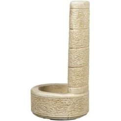 Fontana Da Giardino Vedovella La Spezia Anticato Nocciola, 40x40x77 Cm - Kam -Giardino di Lusso 11229630 4