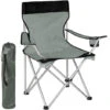 Sedia Pieghevole Da Campeggio Con Borsa Camping Sedia Spiaggia Da Esterno Grigio -Giardino di Lusso 11298733 1