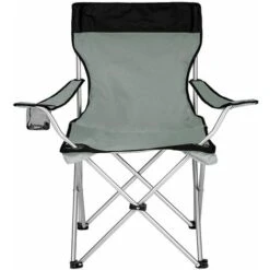 Sedia Pieghevole Da Campeggio Con Borsa Camping Sedia Spiaggia Da Esterno Grigio 7 Sedia Pieghevole Da Campeggio Con Borsa Camping Sedia Spiaggia Da Esterno Grigio -Giardino di Lusso 11298733 3