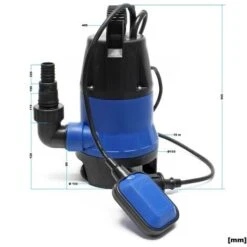 Pompa Per Acque Reflue 1100W 15000 L/h A Immersione Per Giardini E Fontane Pompa Di Drenaggio -Giardino di Lusso 11506038 4