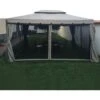 4 ZANZARIERE LATERALI DI RICAMBIO 3X4 PER GAZEBO DA GIARDINO -Giardino di Lusso 11712928 1