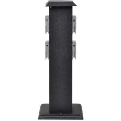 Presa Elettrica Da Giardino Con Pilastro Nero VidaXL -Giardino di Lusso 1186210 4
