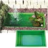 Laghetto Termoformato Verde Rettangolare Capacita' 280 Litri Per Tartarughe Pesci E Piante -Giardino di Lusso 12254481 1