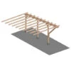 Modulo Continuativo Per Carport A Sbalzo In Legno - Mt 5 X 3 - Con Supporti A Tassellare -Giardino di Lusso 12320390 1