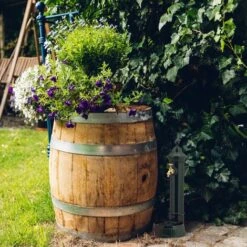 Relaxdays Fontana A Colonna Da Giardino, Stile Vintage, Autoportante, Rubinetto, Vaschetta, HLP 72x26x31 Cm, Verde Scuro -Giardino di Lusso 12487733 2