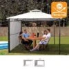 Gazebo 3,3x3,3 Metri Giardino Bar Veranda Mercato Pagoda Antigua Uv -Giardino di Lusso 12532070 1
