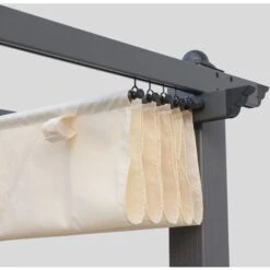 Telo Del Tetto, Colore: Ecru, Per Pergolato, Dimensioni: 3x4m, Modello: Condate - Telo Di Ricambio Per Pergola, Telo Sostitutivo -Giardino di Lusso 12662661 4