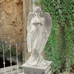 Design Toscano DB383094 Statua Angelo Di Monteverde, Bianco -Giardino di Lusso 12852751 3