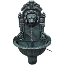 Fontana A Muro Design A Testa Di Leone VidaXL