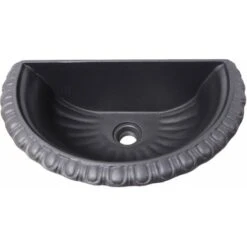 Fontana A Muro Mod.Granada Grigio Ghisa Per Casa Giardino + Rubinetto Cod.303L In Ottone Lucido -Giardino di Lusso 12886327 3