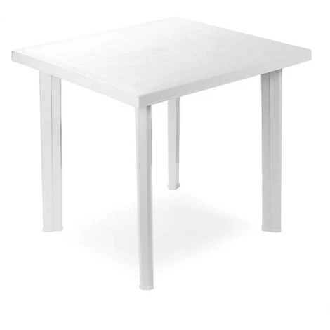 MAURY'S TAVOLO FIOCCO DA ESTERNO 80 X 75 X 72 CM BIANCO 3 MAURY'S TAVOLO FIOCCO DA ESTERNO 80 X 75 X 72 CM BIANCO