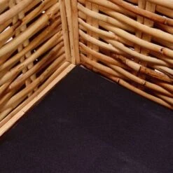 Divano Da Giardino A 3 Posti In Rattan Naturale VidaXL -Giardino di Lusso 12981088 4