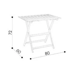 Tavolo Pieghevole: Prince Bianco -Giardino di Lusso 13230760 3