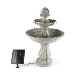 Blumfeldt Vogelsbrunn Fontana 60 X 90 Cm 3W Con Pannello Solare In Pietra Artificiale -Giardino di Lusso 13295596 4