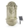 Blumfeldt Löwenstein Fontana A Muro Da Giardino LED Solare 2W Roccia