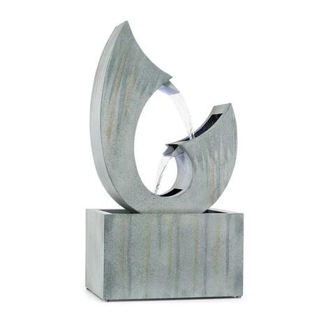 Blumfeldt Trumpet Flow Fontana Da Gardino 8W Metallo Zincato LED 3 Blumfeldt Trumpet Flow Fontana Da Gardino 8W Metallo Zincato LED