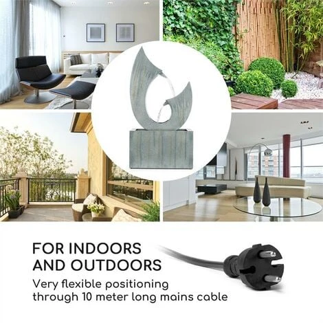 Blumfeldt Trumpet Flow Fontana Da Gardino 8W Metallo Zincato LED 5 Blumfeldt Trumpet Flow Fontana Da Gardino 8W Metallo Zincato LED - immagine 3