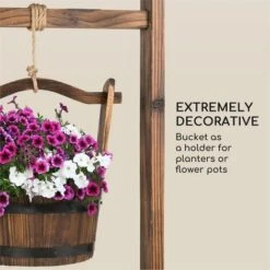 Blumfeldt Andernach Fontana Decorativa Abete Con Secchio Leva Girevole Marrone -Giardino di Lusso 13917268 5