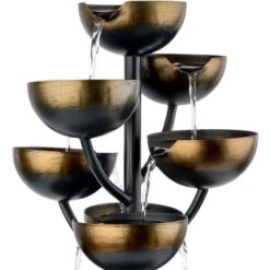 Blumfeldt Joshua Tree Fontana Da Giardino Giochi D'Acqua Pompa 7W Cavo 10m -Giardino di Lusso 14061841 4