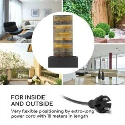 Blumfeldt Raincastle Fontana 12 LED Pompa Da 8W IPX8 Loopflow Concept -Giardino di Lusso 14062164 3