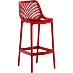 Sgabello Outdoor AIR Rosso