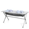 Tavolo Da Campeggio Giardino Picnic In Alluminio 140x76cm Con Piano Alluminio -Giardino di Lusso 16142360 1