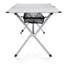 Tavolo Da Campeggio Giardino Picnic In Alluminio 140x76cm Con Piano Alluminio -Giardino di Lusso 16142360 3