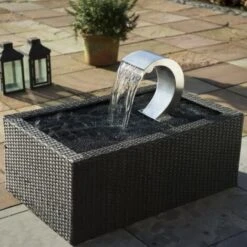 Cascata Mamba In Acciaio Inossidabile S-LED 7504632 Ubbink -Giardino di Lusso 1623592 5