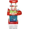 Cucina Giocattolo Multifunzione Per Bambini Con Luci E Suoni + Accessori Rossa -Giardino di Lusso 16502026 1