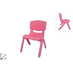 Sedia Bimbo Grande Rosa