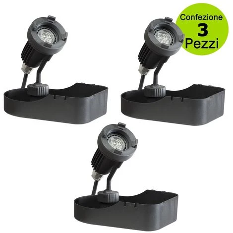 Multipack Da 3 Pz Faretto Halley Per Laghetto A Led Sommergibile Illuminazione Fontane E Giardini 3 Multipack Da 3 Pz Faretto Halley Per Laghetto A Led Sommergibile Illuminazione Fontane E Giardini