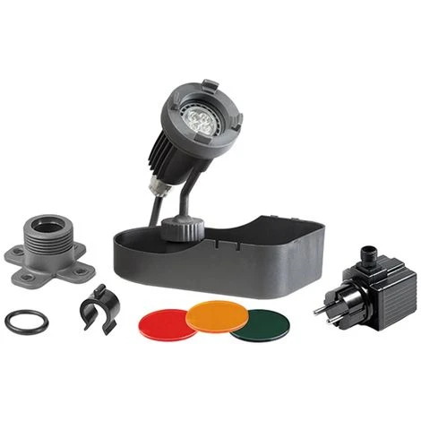 Multipack Da 3 Pz Faretto Halley Per Laghetto A Led Sommergibile Illuminazione Fontane E Giardini 4 Multipack Da 3 Pz Faretto Halley Per Laghetto A Led Sommergibile Illuminazione Fontane E Giardini - immagine 2