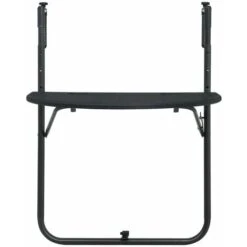 Tavolo Da Balcone Pensile Nero 60x64x83,5cm Plastica Rattan VidaXL -Giardino di Lusso 17430808 2