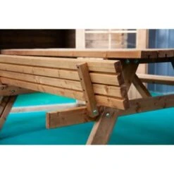 Tavolo Da Pic Nic Tavolino In Legno Con Panche Picnic Giardino Campeggio Esterno -Giardino di Lusso 17595639 3