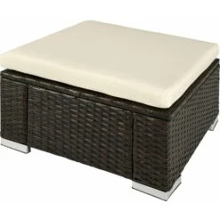 Pouf In Rattan - Pouf Letto, Pouf Contenitore, Pouf Sacco