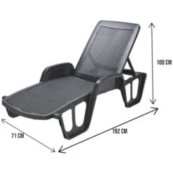 Lettino Prendisole, Sdraio Da Giardino Regolabile Con Braccioli, Lettino Da Esterno, 100 % Made In Italy, Cm 192x71h100, Antracite 9 Lettino Prendisole, Sdraio Da Giardino Regolabile Con Braccioli, Lettino Da Esterno, 100 % Made In Italy, Cm 192x71h100, Antracite -Giardino di Lusso 17813916 3