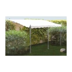 Papillon Telo Di Ricambio Per Gazebo Da Appoggio A Parete Mt 3x4 Beige