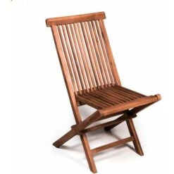 San Marco Set 2 Sedie Da Esterno Pieghevoli In Teak -Giardino di Lusso 18365921 3