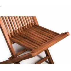 San Marco Set 2 Sedie Da Esterno Pieghevoli In Teak -Giardino di Lusso 18365921 4