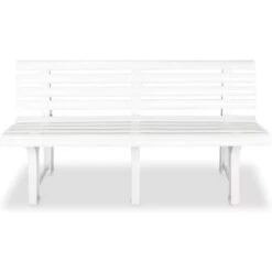 Panchina Da Giardino In Plastica Orchidea - Bianca -Giardino di Lusso 18495962 4