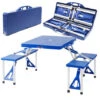 Set Da Campeggio Con 4 Sedie Mobili Pieghevoli In Plastica Tavolo Da Campeggio Richiudibile 1 Set Da Campeggio Con 4 Sedie Mobili Pieghevoli In Plastica Tavolo Da Campeggio Richiudibile -Giardino di Lusso 18842953 1