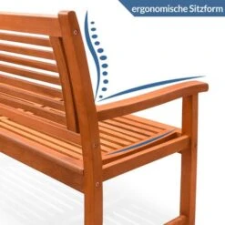 Deuba Panca Da Giardino Bologna 2 Posti Certificato FSC® Legno Di Eucalipto Carico Max. 320kg Panchina Da Esterno Balcone Terrazza Arredo Giardino -Giardino di Lusso 19472837 3