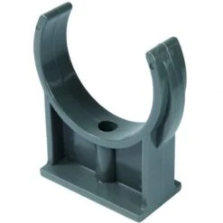 CLIP FISSATUBO A SCATTO MORSETTO PER FISSAGGIO TUBI RIGIDI IN PVC DA Ø 25 MM